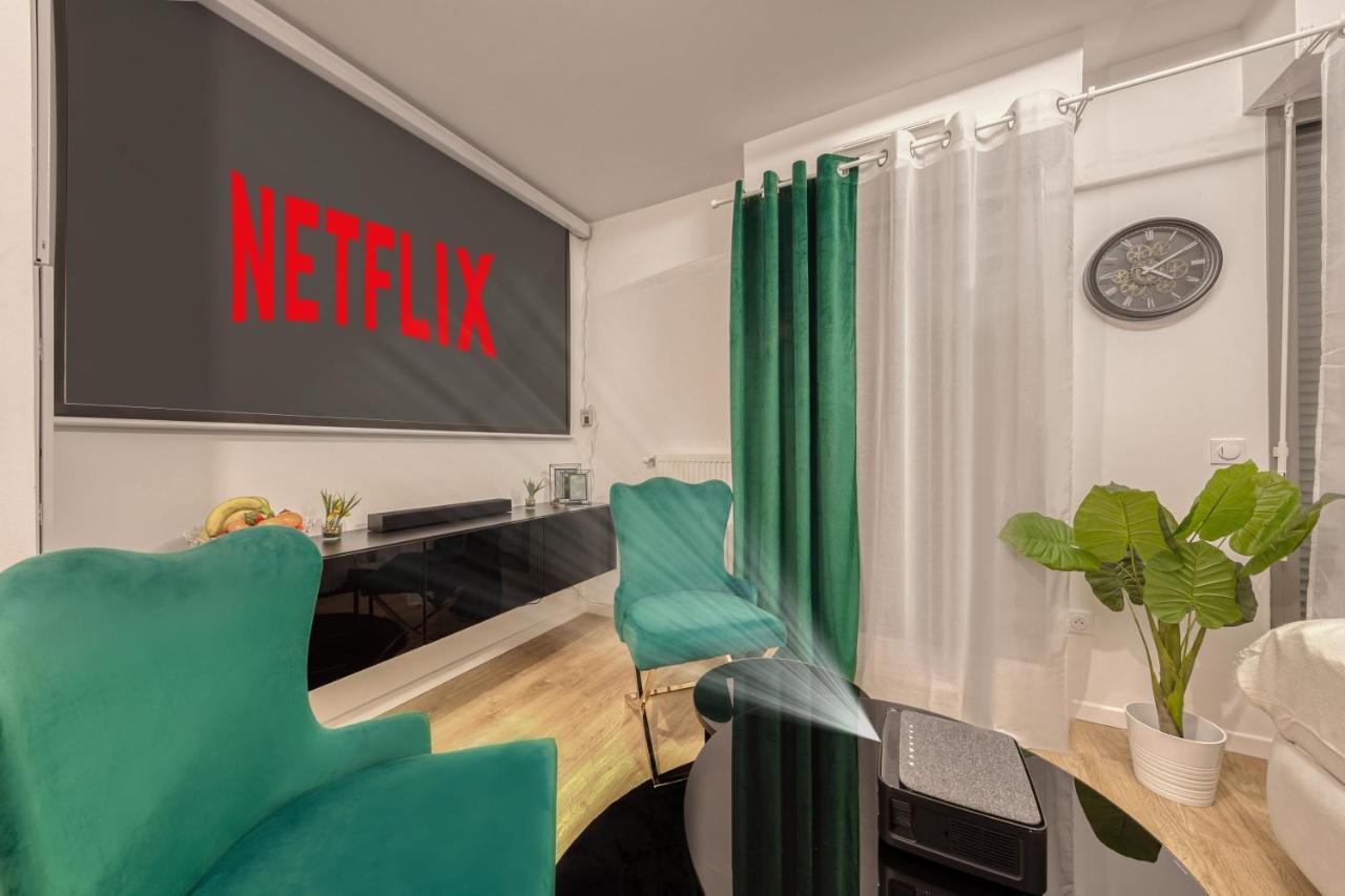 메시 Cinema Moon Luxury - Gare 3Min - Proche Paris 아파트 외부 사진