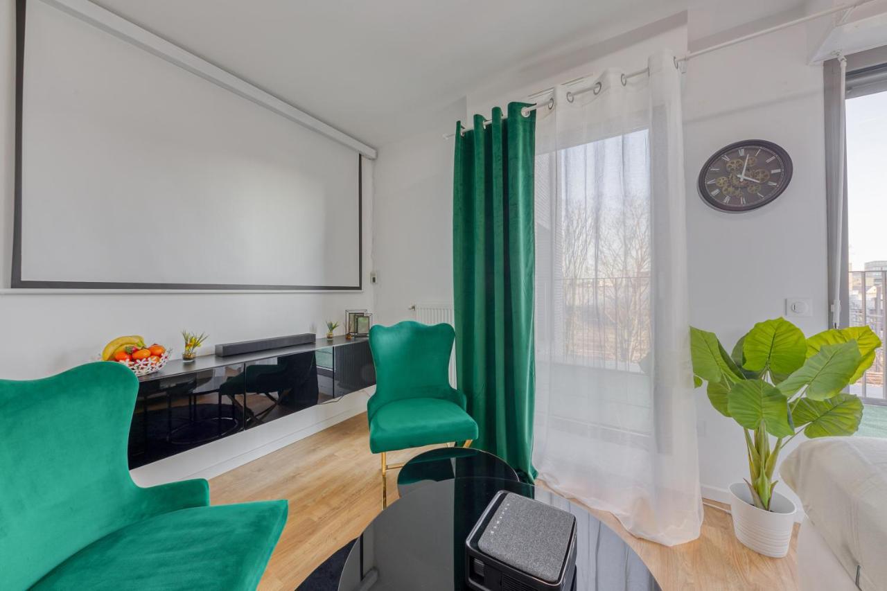 메시 Cinema Moon Luxury - Gare 3Min - Proche Paris 아파트 외부 사진